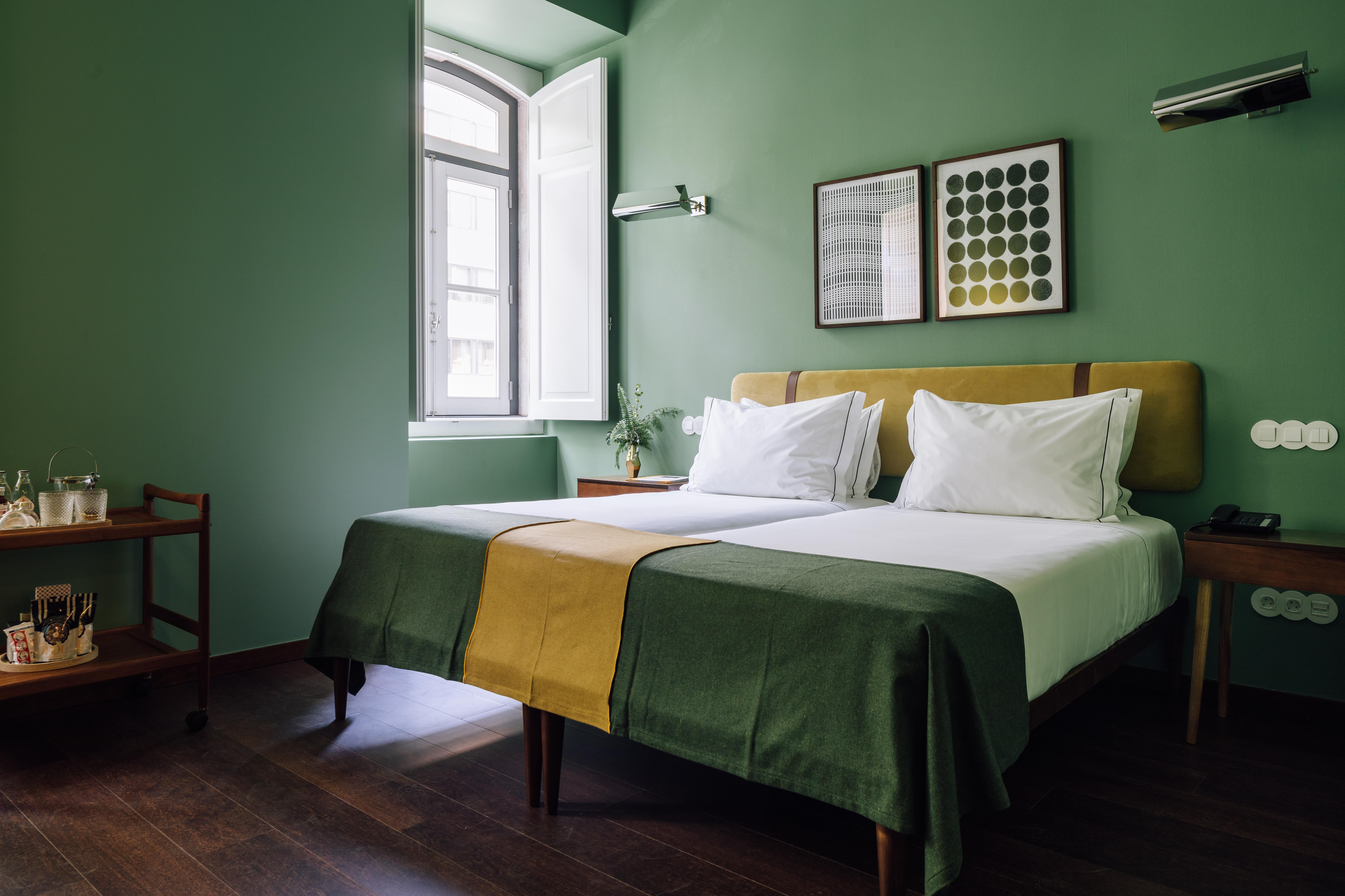 The Vintage Hotel & Spa Lisbon Lisboa Exterior foto A room at the hotel