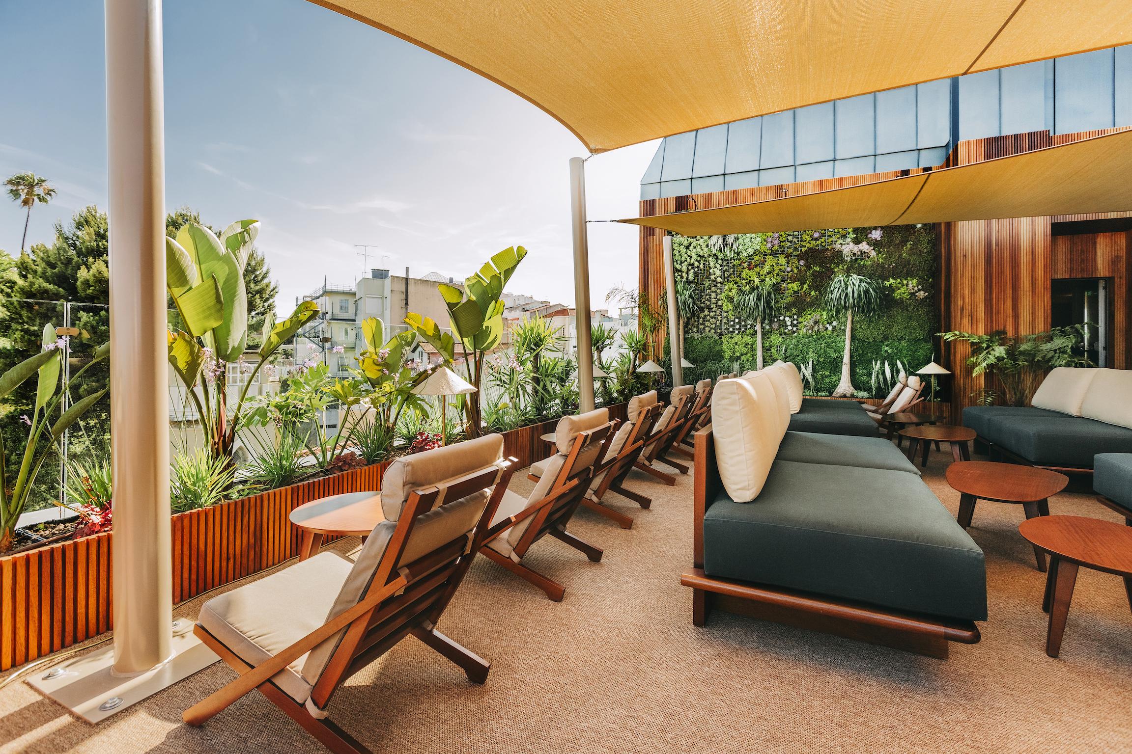 The Vintage Hotel & Spa Lisbon Lisboa Exterior foto The rooftop terrace